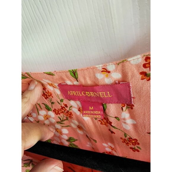 Floral Pink Sleeveless Dress - Picture 3 of 7